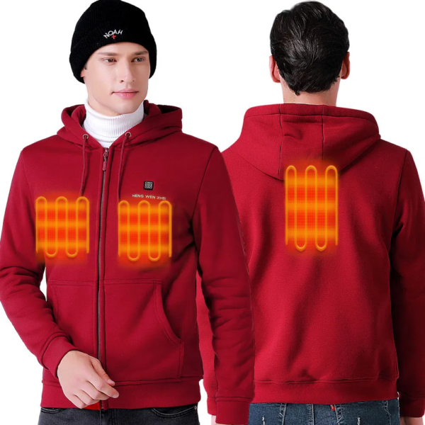 Hot Trending Newest USB Electric Heated Hooded Jacket Heating Coat
